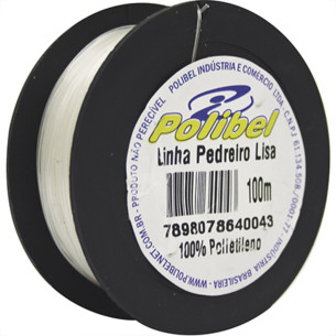 Linha Pedreiro Polibel Lisa C/100Mt . / Kit C/ 12 Unidades