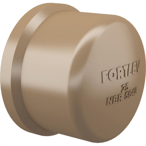 Caps Fortlev PVC Liso Liso E 1.1/2 Marrom - Kit C/10 Unidades Caps Fortlev PVC Liso Liso E 1.1/2 Marrom - Kit C/10 Unidades
