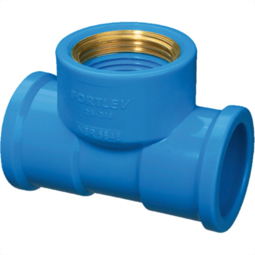 Tee Azul Fortlev 3/4 X 3/4 - Kit C/15 Unidades Tee Azul Fortlev 3/4 X 3/4 - Kit C/15 Unidades
