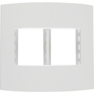 Espelho Placa Peesa Alfa P1555 4X4 4Modulo Branco