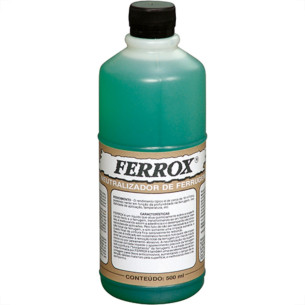 Removedor Neutralizador Convertedor. Ferrugem Ferrox 1/2 Litro............