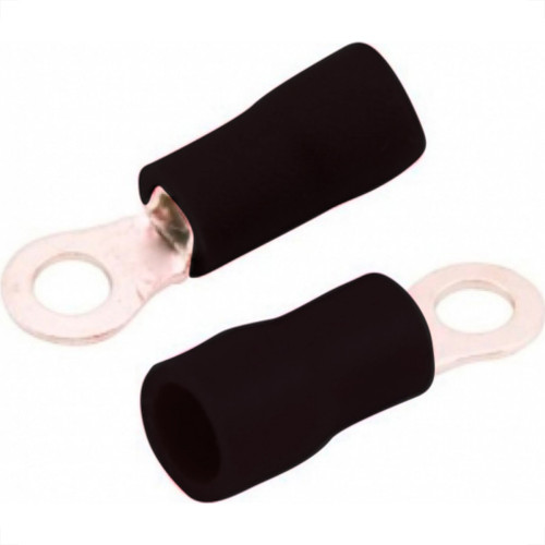 Terminal Pre-Isol Olhal Rv 3,5-4 Preto 14-12 - Kit C/100 Unidades Terminal Pre-Isol Olhal Rv 3,5-4 Preto 14-12 - Kit C/100 Unidades