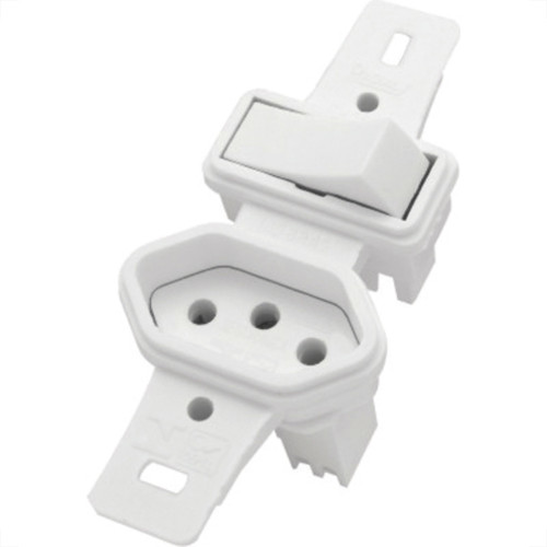 Conjunto Rad Pollar 1901131 1P 1Tomada 10A S/P