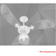 Ventilador Teto 3Pas New Cristal 127V Branco Delta Ventilador Teto 3Pas New Cristal 127V Branco Delta