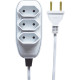 Extensao Ilumi Pl 0,75 03Mt 10A Branco 17911 Extensao Ilumi Pl 0,75 03Mt 10A Branco 17911