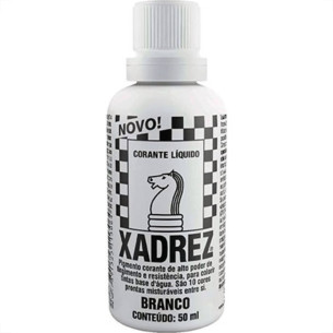 Corante Xadrez 50Ml Branco - Kit C/12 Unidades
