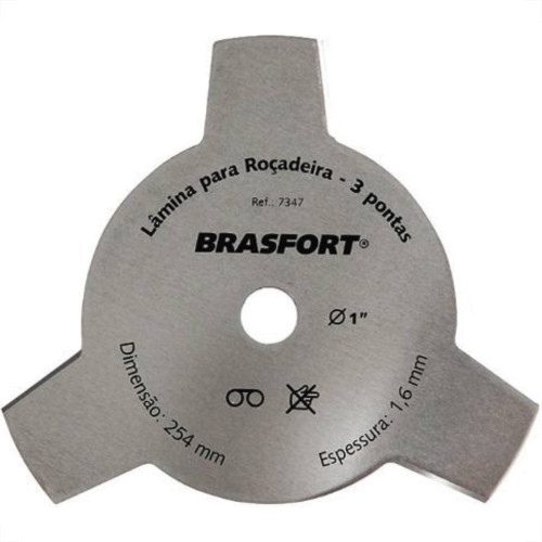 Lamina Rocad.3Ponta 255X1.5X1 Brasf Lamina Rocad.3Ponta 255X1.5X1 Brasf