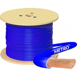 Fio Cabo Auto Cobrecom 25.00 Azul Por Metro (1 Metro)