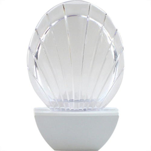 Luz Noturna Brasfort Led Concha Branco 127V Luz Noturna Brasfort Led Concha Branco 127V