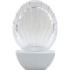 Luz Noturna Brasfort Led Concha Branco 127V Luz Noturna Brasfort Led Concha Branco 127V