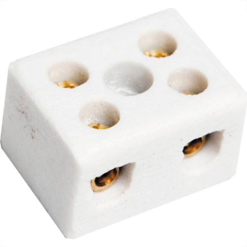Conector Brasfort Porcelana 06Mm Bif 8607 - Kit C/100 Unidades Conector Brasfort Porcelana 06Mm Bif 8607 - Kit C/100 Unidades