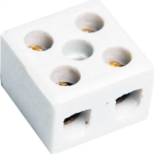 Conector Brasfort Porcelana 10Mm Bif 8609 - Kit C/50 Unidades Conector Brasfort Porcelana 10Mm Bif 8609 - Kit C/50 Unidades