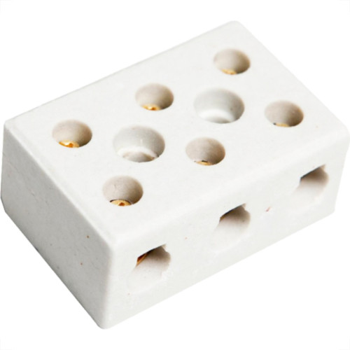 Conector Brasfort Porcelana 16Mm Trifasico 8767 - Kit C/12 Unidades Conector Brasfort Porcelana 16Mm Trifasico 8767 - Kit C/12 Unidades