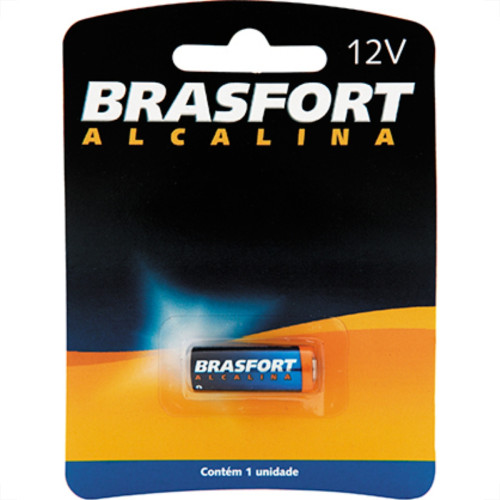 Pilha Alcalina Brasfort Bateria 12V - Kit C/5 Unidades Pilha Alcalina Brasfort Bateria 12V - Kit C/5 Unidades