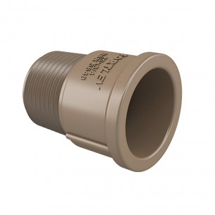 Adaptador Curto Fortlev 2 Marrom - Kit C/10 Unidades