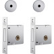 Trava Stam Quadr.1004 Cromado Inox Par Trava Stam Quadr.1004 Cromado Inox Par