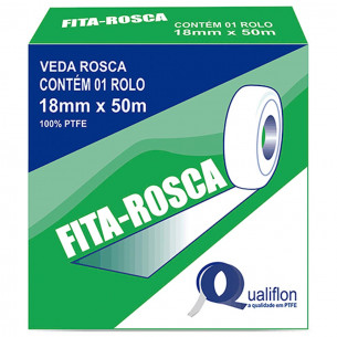 Veda Rosca Qualiflon 3/4X50 . / Kit C/ 60 Unidades