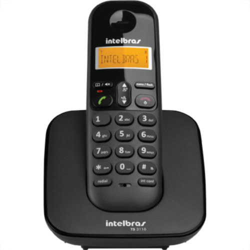 Telef Intelbras S/Fio Preto Ts3110 C/Ide Telef Intelbras S/Fio Preto Ts3110 C/Ide