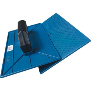 Desempenadeira Pvc Emave Azul Corrugada 16X28 . / Kit C/ 6 Unidades