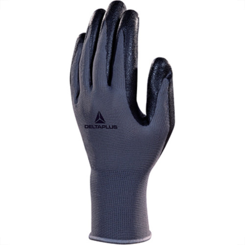 Luva Comfort Prosafety Cinza/Pr Ve722 07 Luva Comfort Prosafety Cinza/Pr Ve722 07