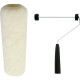 Rolo Compel De La Carneiro+Cabo 23Cm - Kit C/6 Unidades Rolo Compel De La Carneiro+Cabo 23Cm - Kit C/6 Unidades