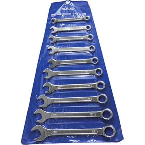 Jogo Chave Combinad Eda 6 17 10Pc Jogo Chave Combinad Eda 6 17 10Pc