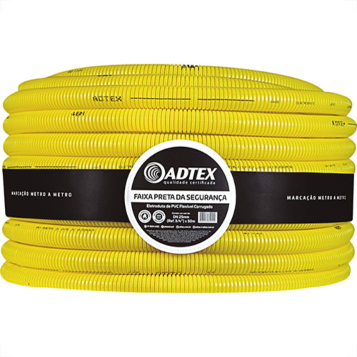 Conduite Corrugado Amarelo.Adtex Antichama D 3/4 R50 Conduite Corrugado Amarelo.Adtex Antichama D 3/4 R50