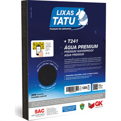 Lixa Tatu Gk D Agua 1200 C/50 Lixa Tatu Gk D Agua 1200 C/50