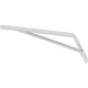 Cantoneira Mao Francesa R.C.A Forte Branco 40Cm - Kit C/12 Unidades Cantoneira Mao Francesa R.C.A Forte Branco 40Cm - Kit C/12 Unidades