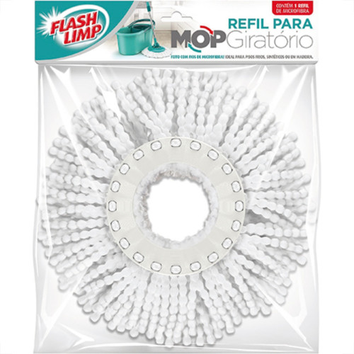 Refil Para Mop Giratorio Flash R8210 Refil Para Mop Giratorio Flash R8210