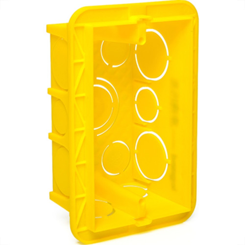 Caixinha Luz Amarela Pial 4X2 - Kit C/32 Unidades Caixinha Luz Amarela Pial 4X2 - Kit C/32 Unidades