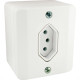 Sistema X Radial Branco 1Tomada 20A C/Caixa 1902114 Sistema X Radial Branco 1Tomada 20A C/Caixa 1902114