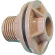 Adaptador  C/Flange Pvc Tigre 1/2 Marrom