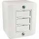 Sistema X Radial Branco 3Int Par C/Caixa 1902008 Sistema X Radial Branco 3Int Par C/Caixa 1902008