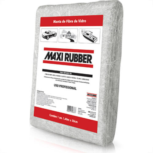 Manta Fibra De Vidro Maxi Rubber 320Grs
