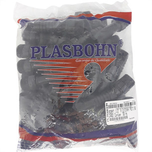 Adaptador Rosca Externa Plasbohn A 1/2 Preto . / Kit C/ 50 Unidades