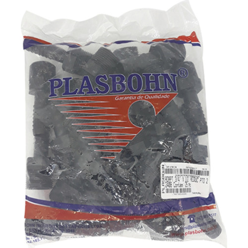 Adaptador Rosca Externa Plasbohn 3/4 Preto - Kit C/50 Unidades Adaptador Rosca Externa Plasbohn 3/4 Preto - Kit C/50 Unidades
