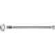 Engate Cromado Flex Blukit 40Cm Malha Inox Engate Cromado Flex Blukit 40Cm Malha Inox