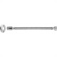 Engate Cromado Flex Blukit 60Cm Malha Inox