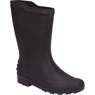 Bota Galocha Grendene Preto Cano Medio N.37