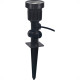 Luminaria Espeto P/Jard Kian Preto Led 5W 3K Bivolt Luminaria Espeto P/Jard Kian Preto Led 5W 3K Bivolt