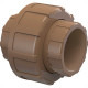Uniao Tigre PVC Liso Liso 1/2 Marrom Uniao Tigre PVC Liso Liso 1/2 Marrom