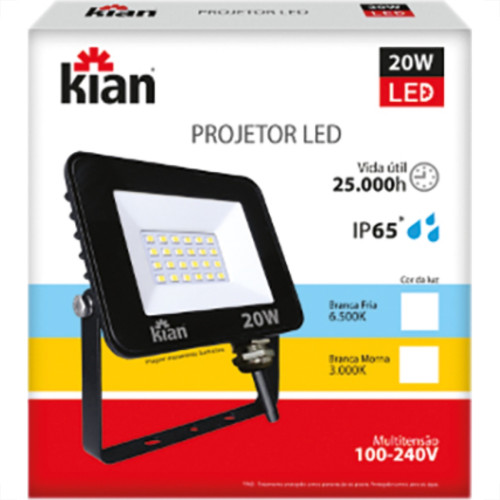 Reflet.C/Led Kian Giii 20W 6500K Ip65 Reflet.C/Led Kian Giii 20W 6500K Ip65