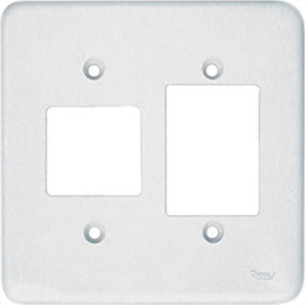 Espelho Placa Radial Pollar 1702015 4X4 2S+3S