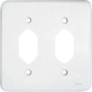 Espelho Placa Radial Pollar 1702024 4X4 2Tom 2P+T