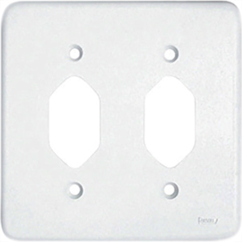 Espelho Placa Radial Pollar 1702024 4X4 2Tom 2P+T