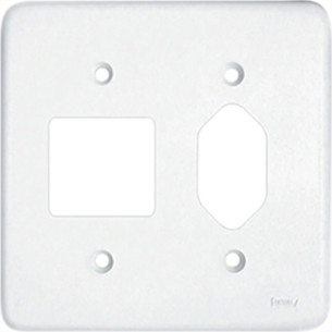 Espelho Placa Radial Pollar 1702026 4X4 2S+1T2P+T