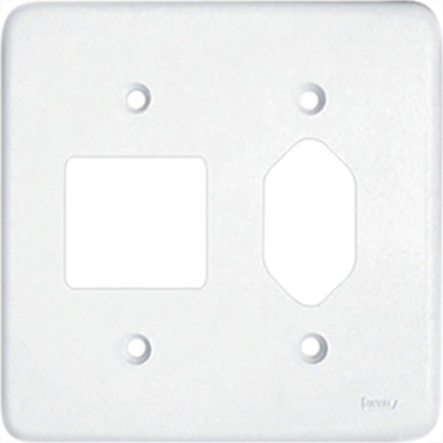 Espelho Placa Radial Pollar 1702026 4X4 2S+1T2P+T