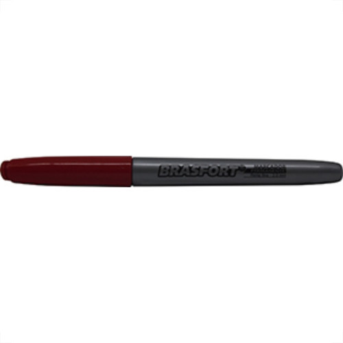 Caneta P/Marcacao Perman.Indl Brasfort Vermelho - Kit C/12 Unidades Caneta P/Marcacao Perman.Indl Brasfort Vermelho - Kit C/12 Unidades