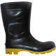 Bota Galocha Crival Preto/Amarelo C.Medio N.37 S/Forro Bota Galocha Crival Preto/Amarelo C.Medio N.37 S/Forro